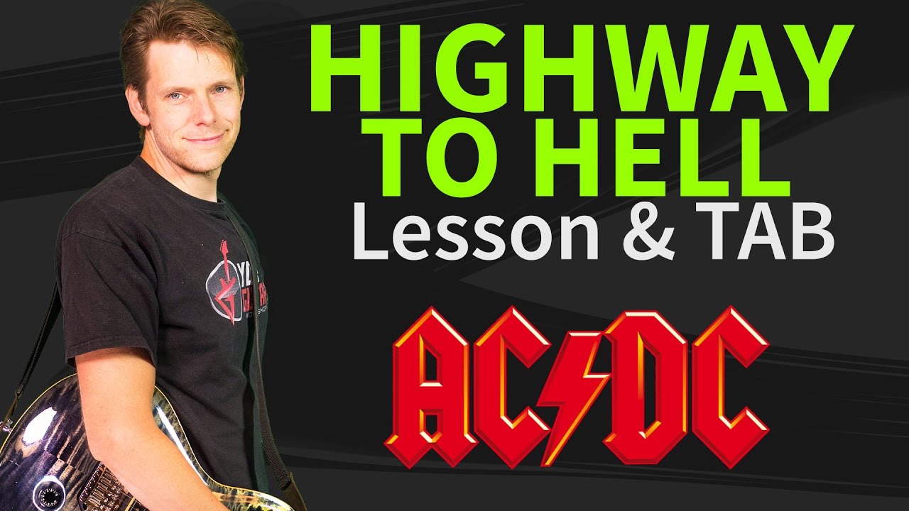 How To Play Highway to Hell Guitar Lesson & TAB - AC/DC
