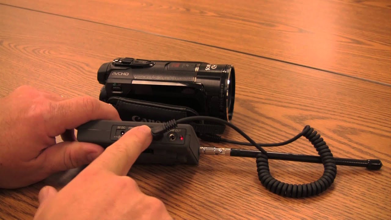 Wireless Mic and Camera Setup