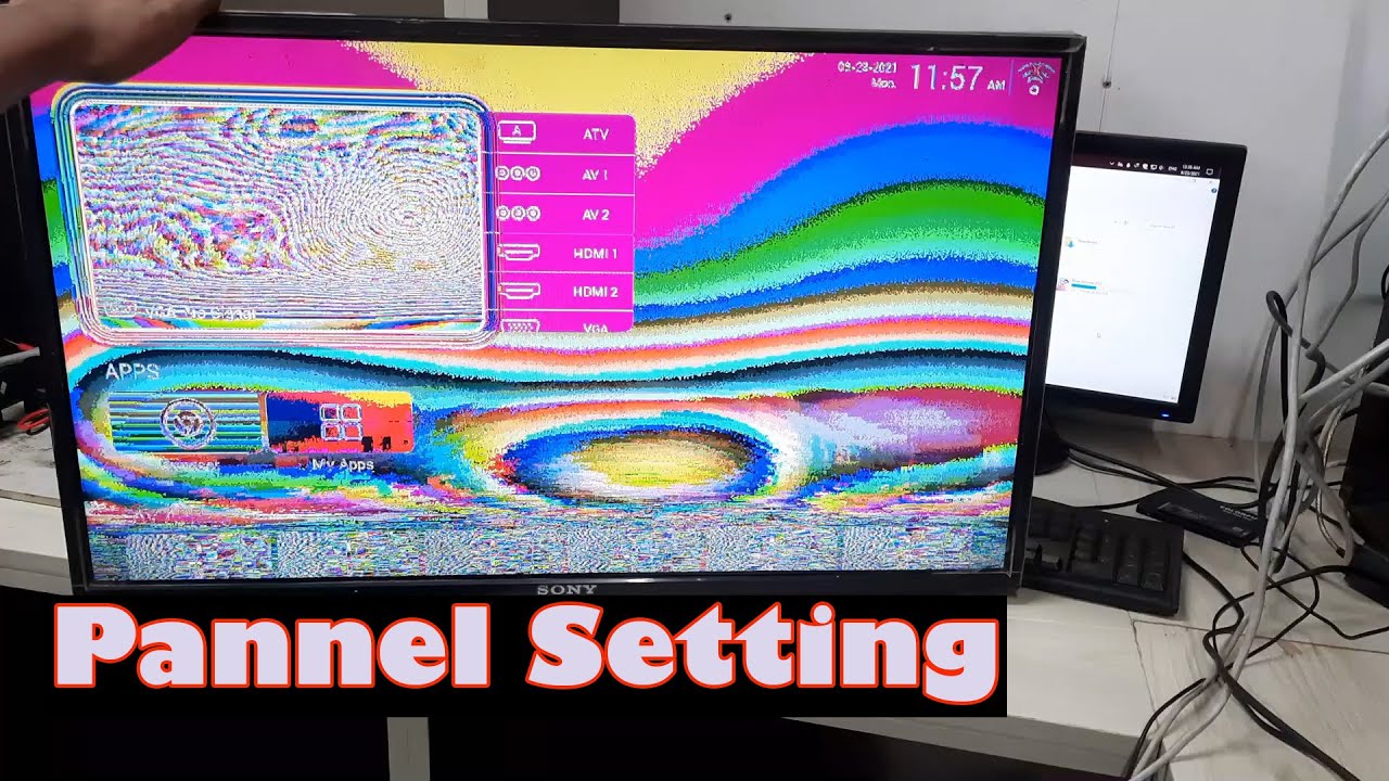 China LED TV Panel Setting | ২ মিনিটে আপনার টিভি ঠিক করে নিন নিজেই