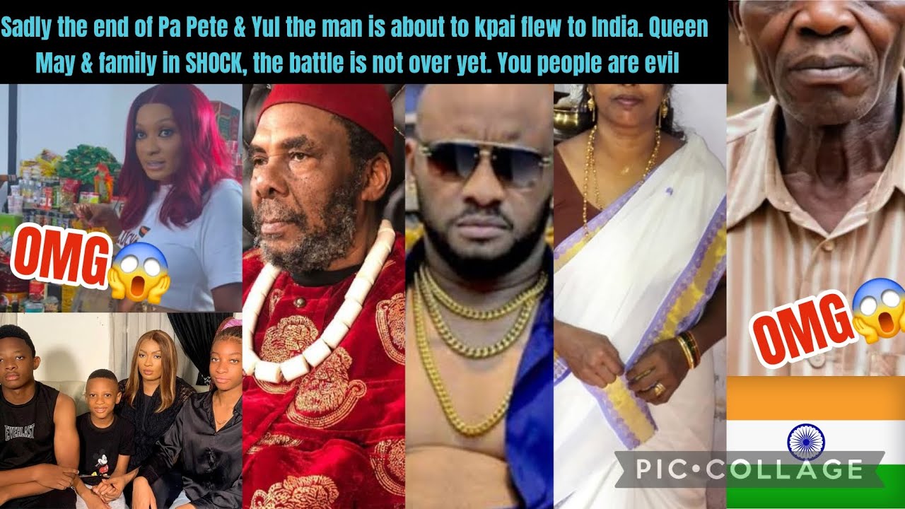 Sadly the end of Pa Pete & Yul the man is about to kpai flew to India. Queen May & family in SHOCK
