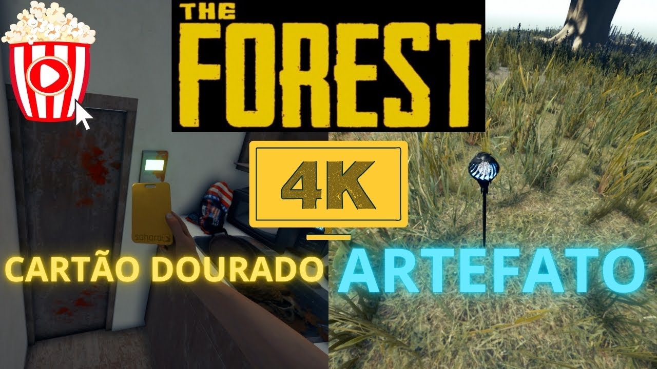 Cartão Dourado e Artefato. #theforest #gameplay #dicas #guias #localização