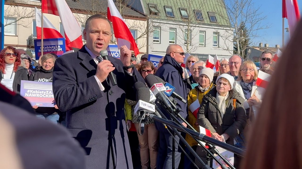 Konferencja Karola Nawrockiego w Piasecznie