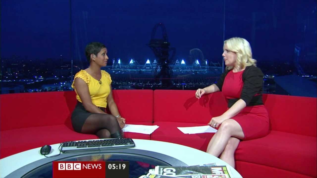 Naga Munchetty   Amelia Harris LindsayBBC News 13 8 12