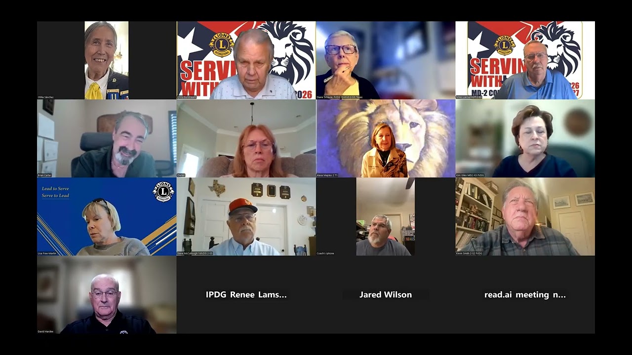 FVDG Monthly Meeting 3-12-26