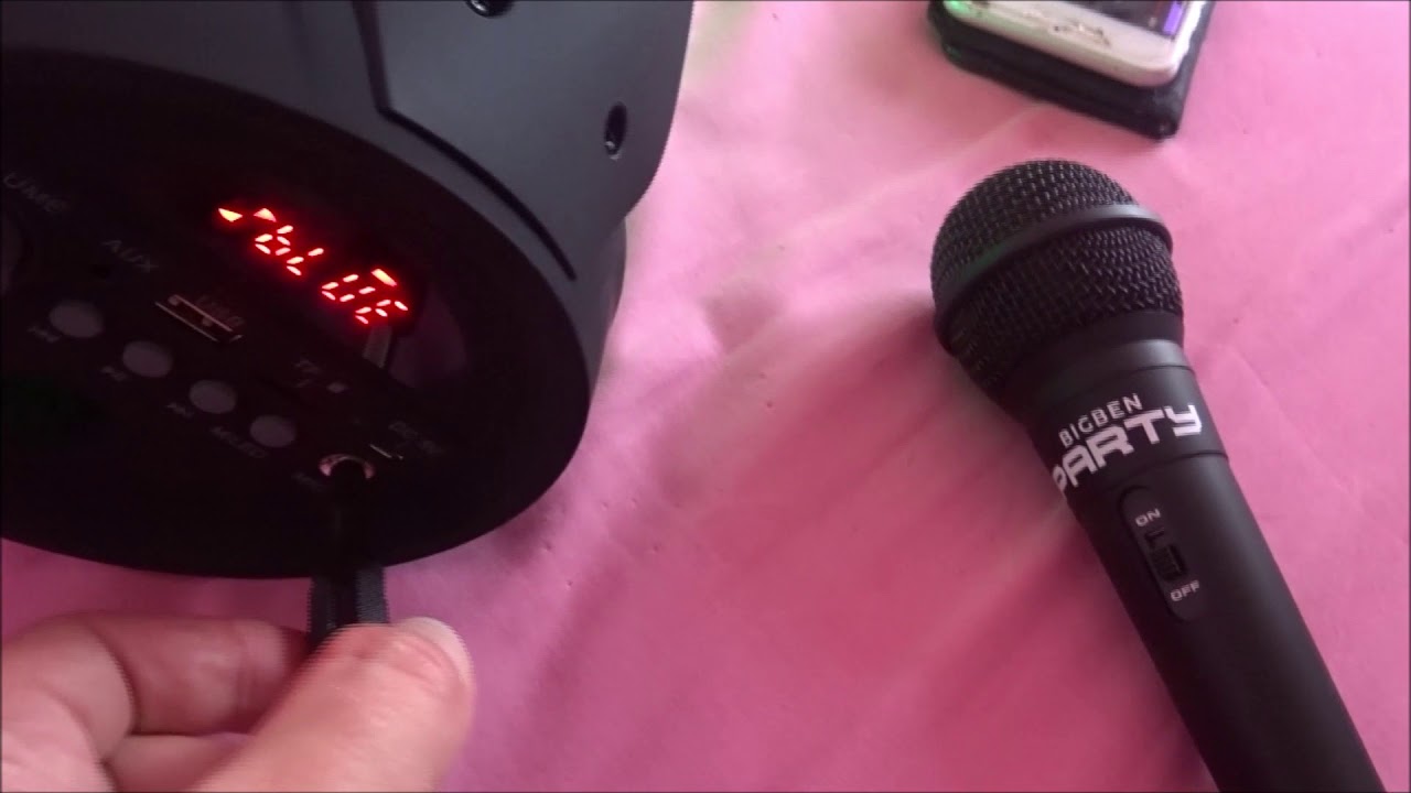 VLOG - Présentation de l'enceinte lumineuse PARTYBTLITE de chez Bigben