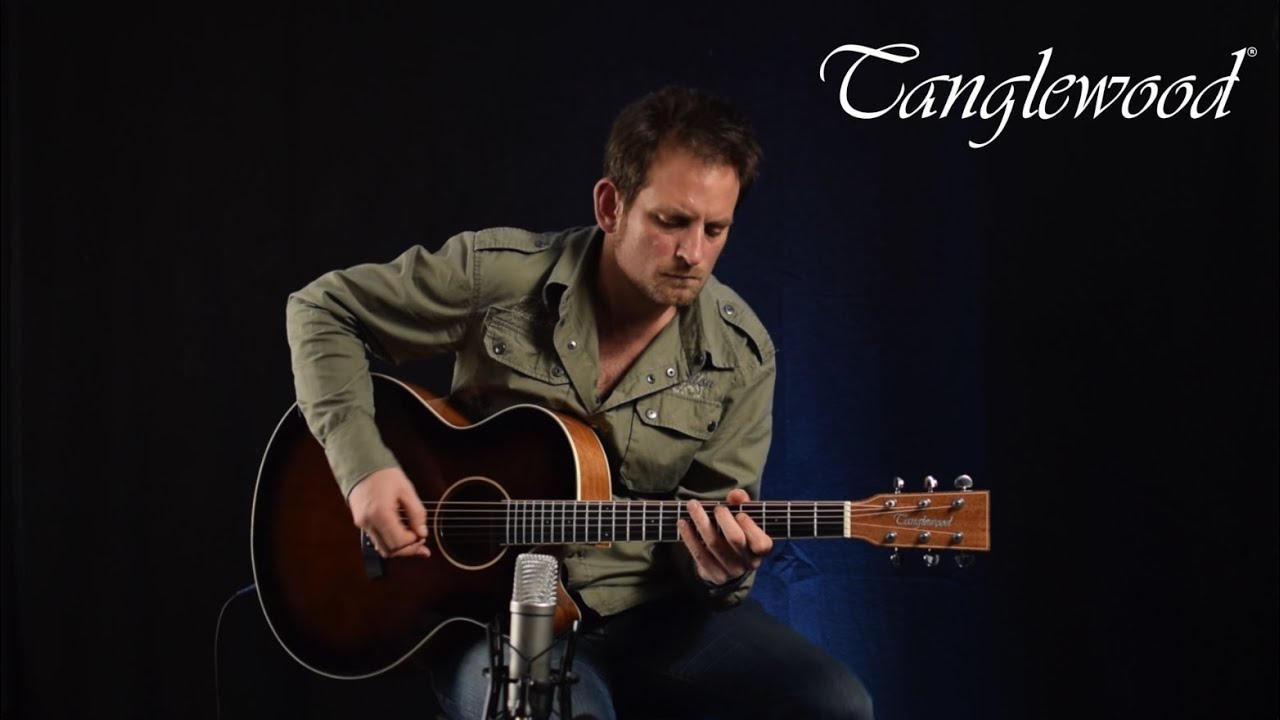 Test Son de la guitare Tanglewood TW4 E KOA par Brice Delage.