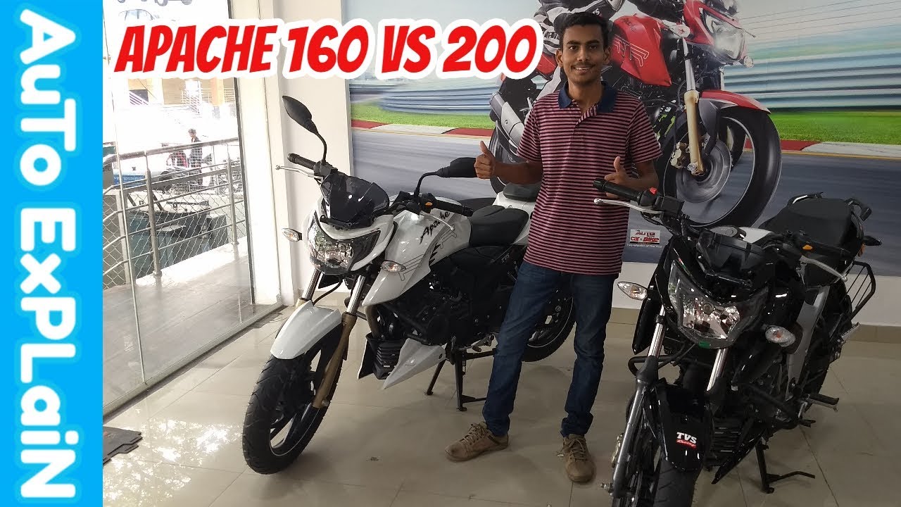 TVS Apache 160 4V VS TVS Apache 200 4V ||Real-life Comparison, || Whats Change ?