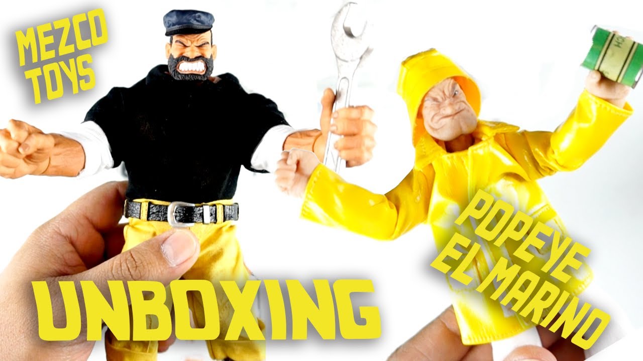 POPEYE Y BLUTO DE MEZCO TOYS UNBOXING