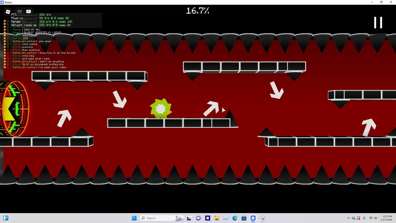 roblox beat bounce verifying my level 