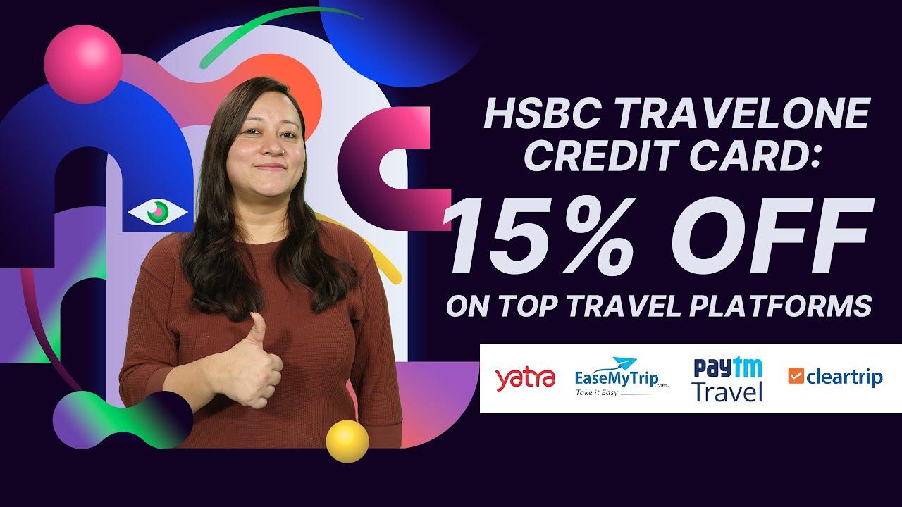 HSBC TravelOne Credit Card Review | 15% Off On Travel Platforms | HSBC TravelOne Card Benefits #HSBC