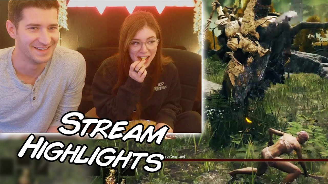 Chrissy Costanza and Tucker try ELDEN RING (Elden Ring Stream Highlights)