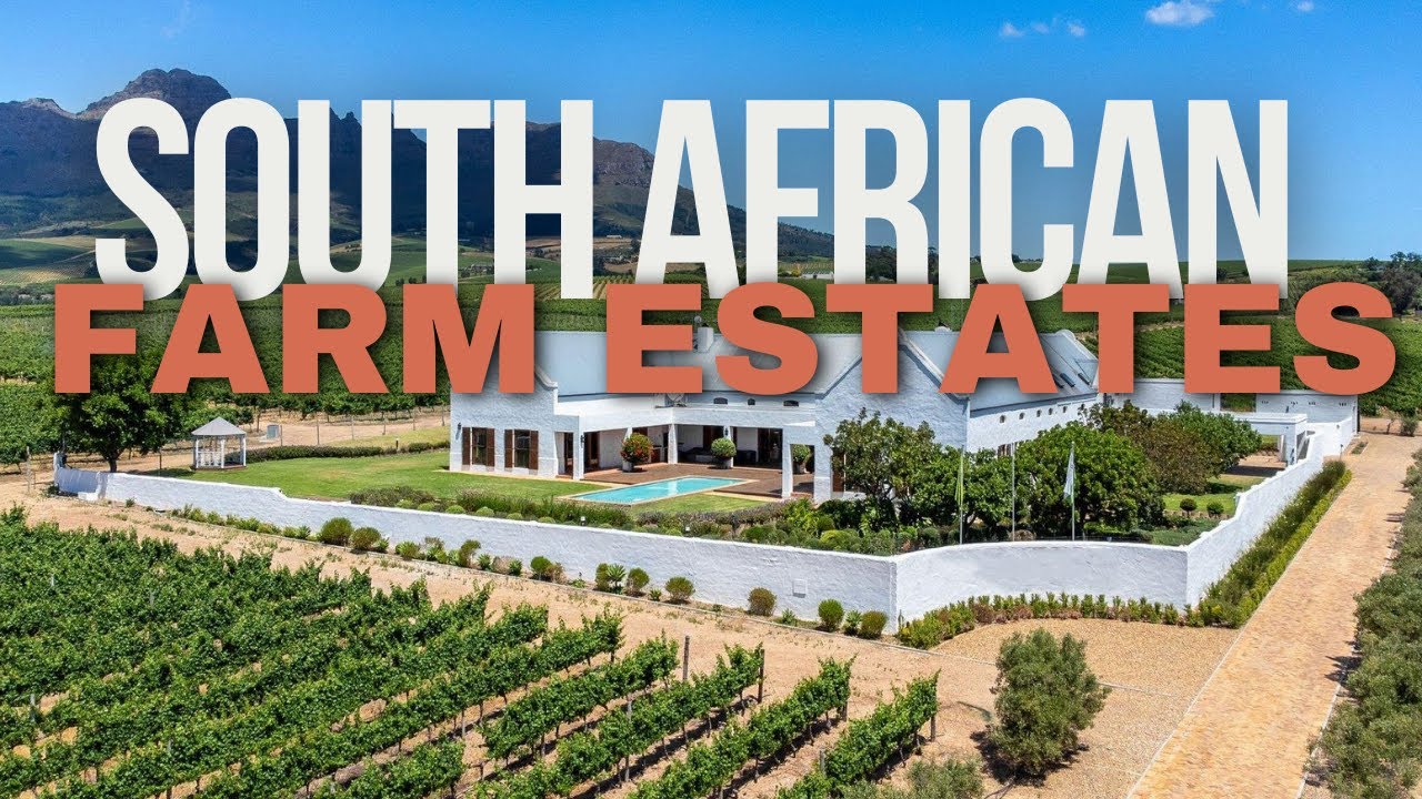 Top South African Farm Estates Where Wine and Nature dwell || Wine Farms || Real Estate