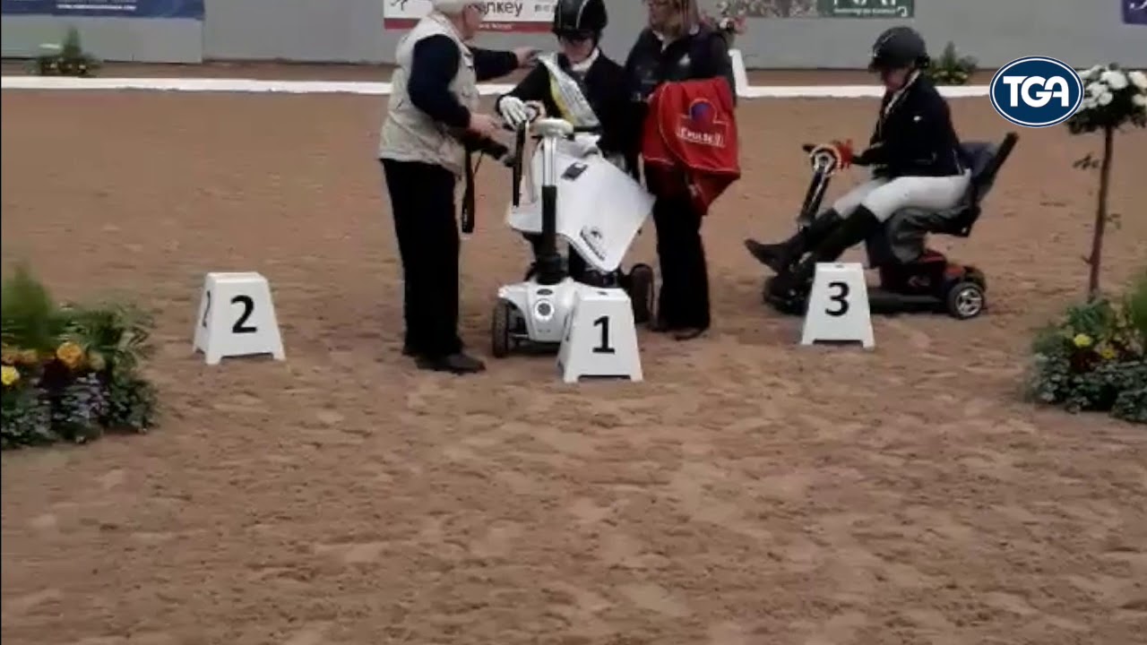 TGA Maximo mobility scooter - Para Dressage rider Natalie video diary (14.03.19)