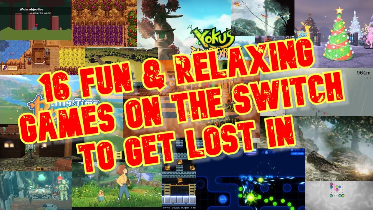 16 Fun & Relaxing Games You can play on the Nintendo Switch