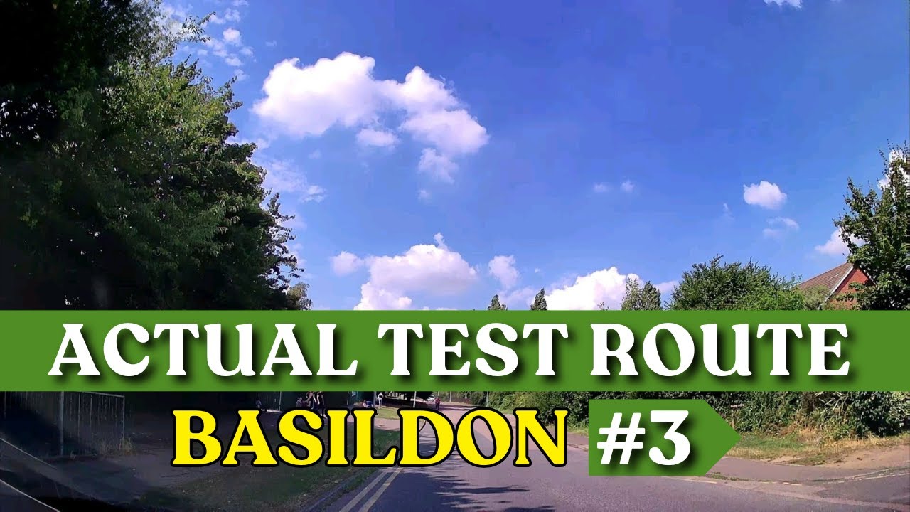 Actual Basildon Driving Test Route #3 | Including Street Names