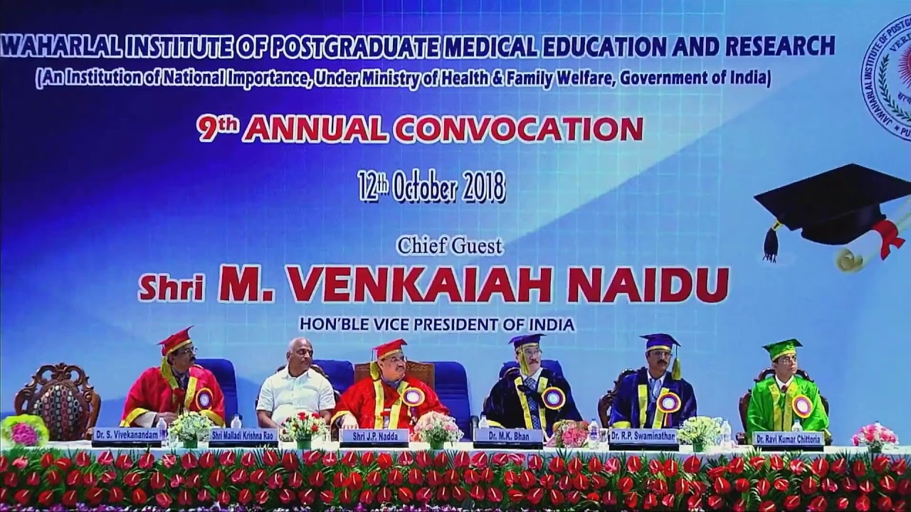 JIPMER Graduation Ceremony 2018