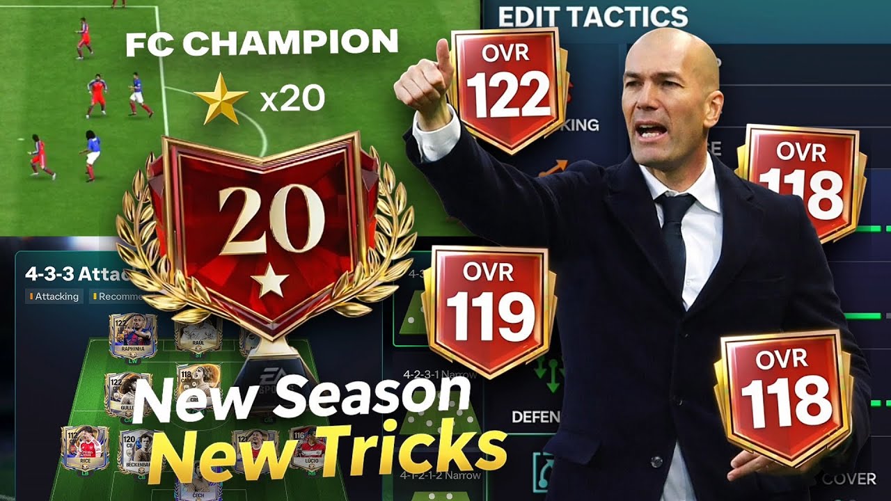 FC Mobile 26 Режим менеджера: путь к 20 ⭐ | Лучшая тактика