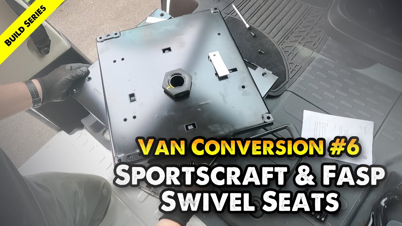 Installing Sportscraft & Fasp swivel seats in a Relay / Ducato / Boxer / Ram Promaster camper van.