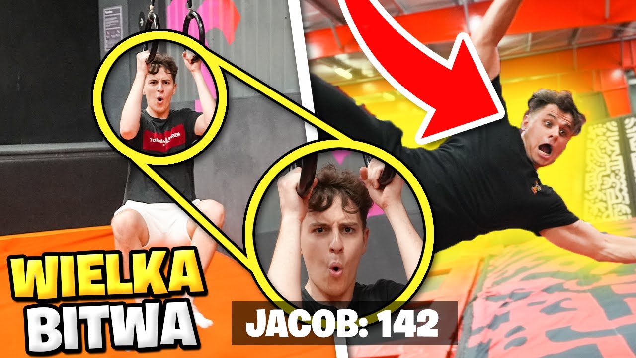 WIELKA BITWA NASZEJ EKIPY w Parku Trampolin!