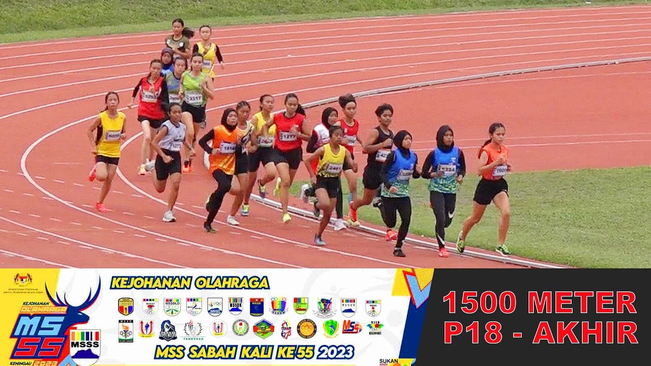 1500 METER P18 AKHIR | MSS Sabah Kali Ke-55, Kompleks Sukan Keningau - 2023