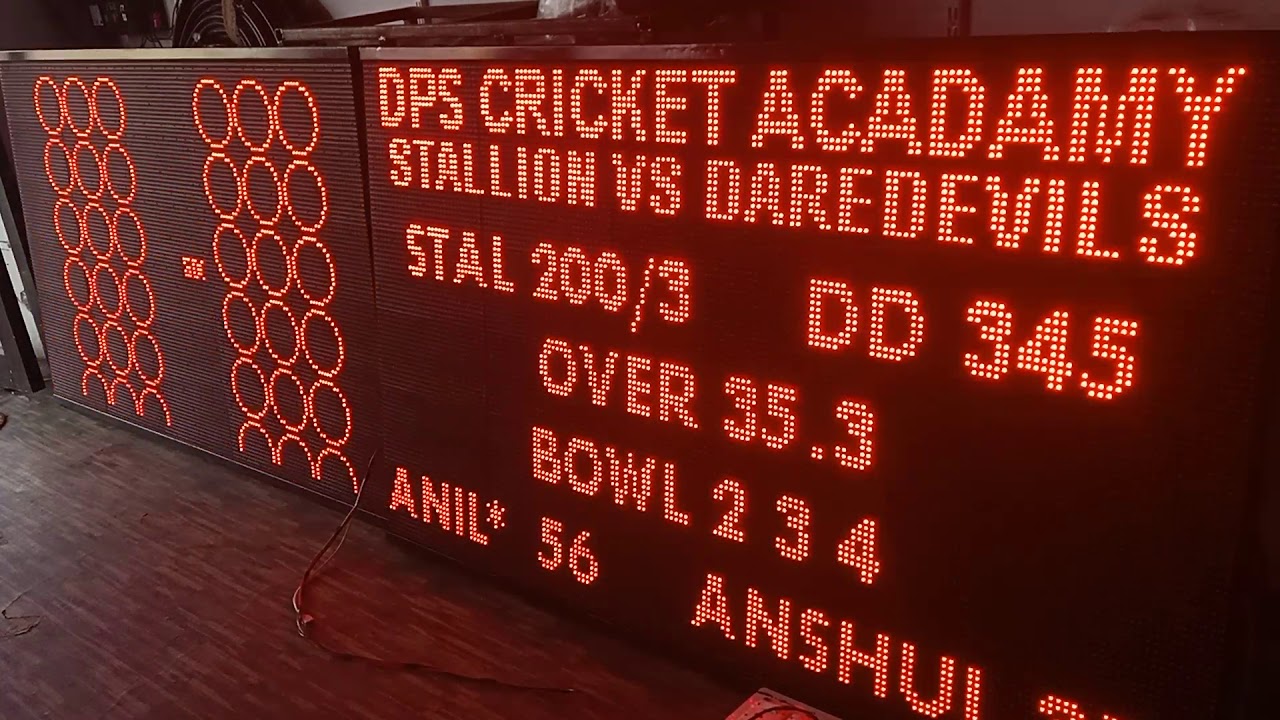 LED CRICKET SCOREBOARDS MANUFACTURER @ 7837978199 - 9996459787