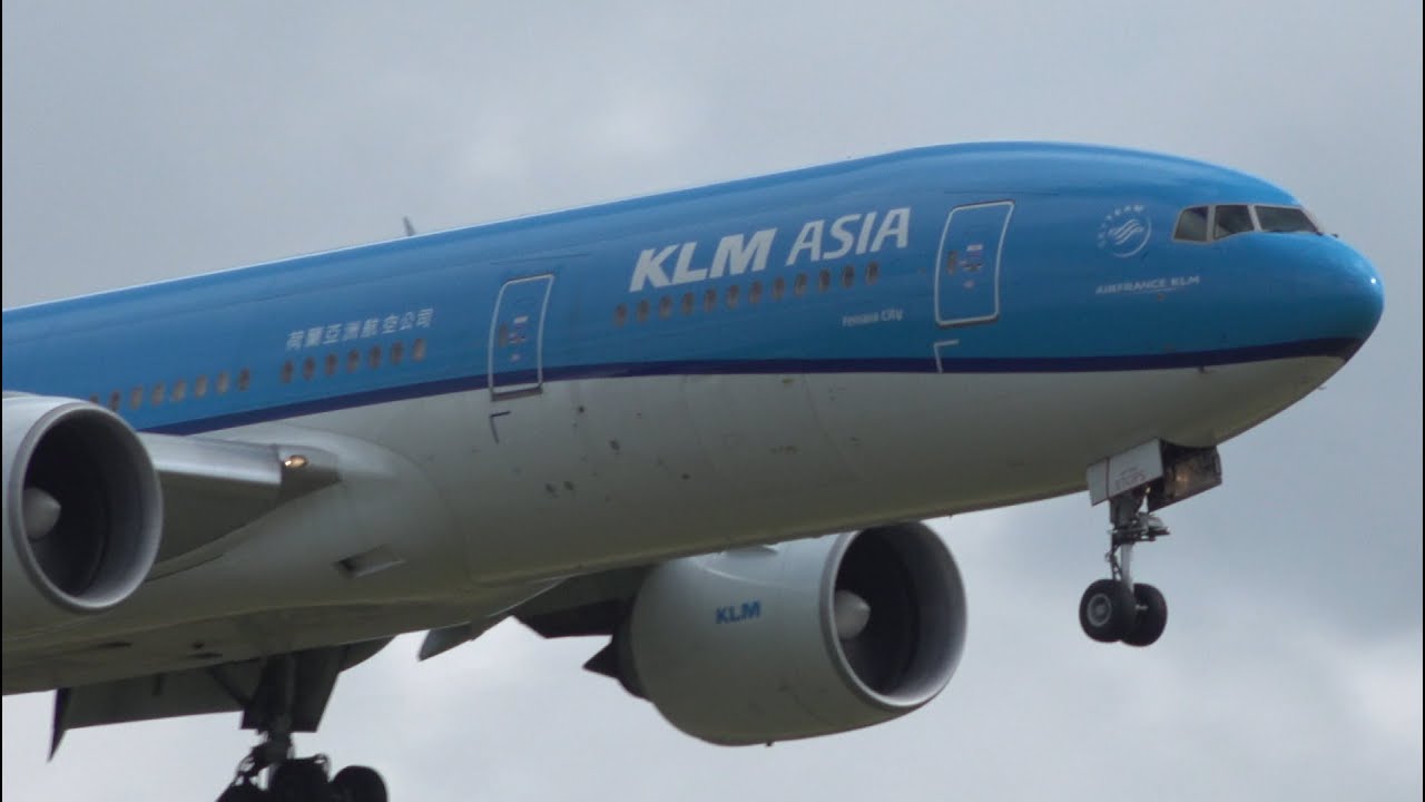 KLM Boeing 777-200ER PH-BQF Landing and Takeoff [NRT/RJAA]