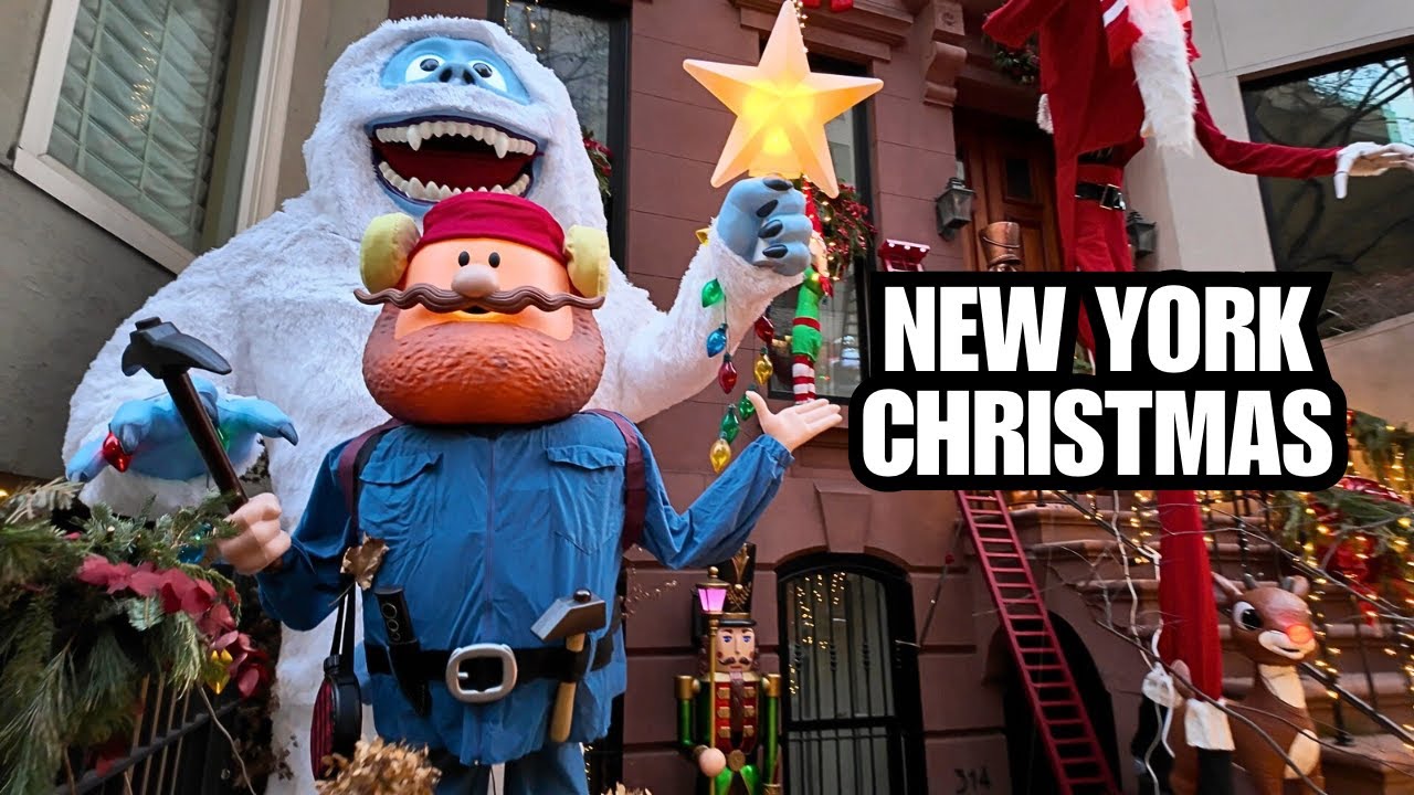 [4K] NYC Christmas Walk 2025: Upper East Side Holiday Lights & Decorations 🎄 | NEW YORK Walking Tour