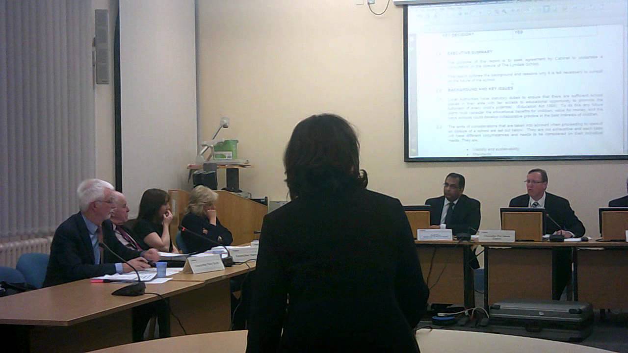 Cabinet (Wirral Council) 16th January 2014 Lyndale School Closure Consultation Part 1