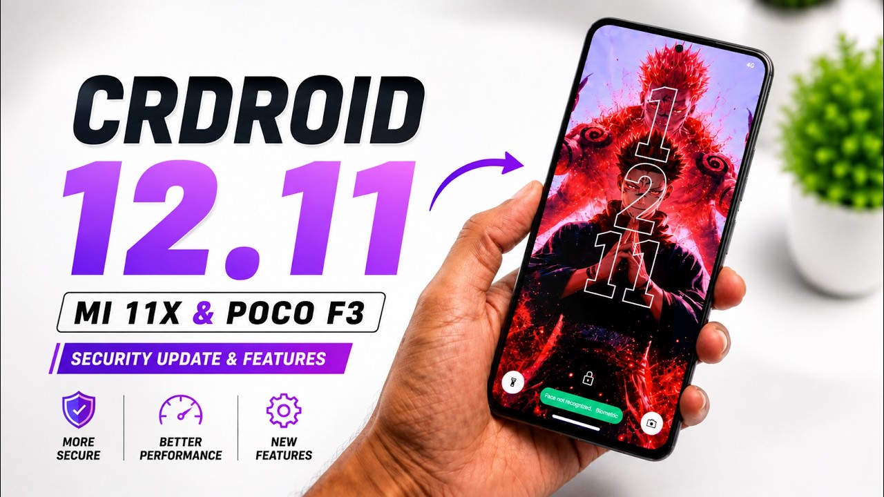 CrDroid 12.11 July Update 🔥 Dynamic Bar Improved & Customization | Mi 11X / POCO F3