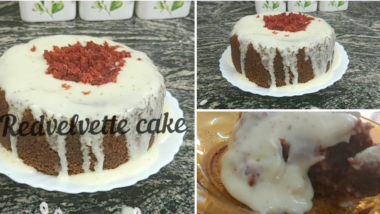 red velvet cake without oven /ரெட் வெல்வெட் கேக் வீட்டிலேயே செய்யலாம்/redvelvet cake in tamil