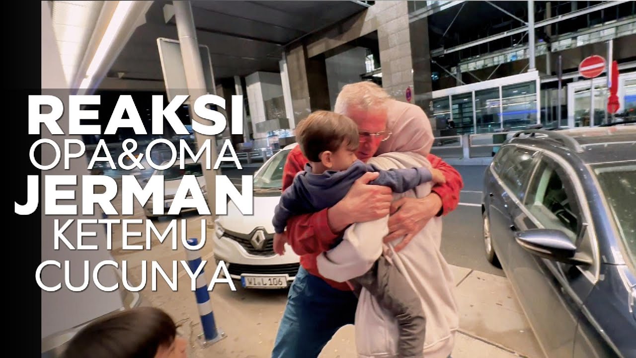 REAKSI OPA OMA JERMAN PERTAMA KALI LIHAT CUCU