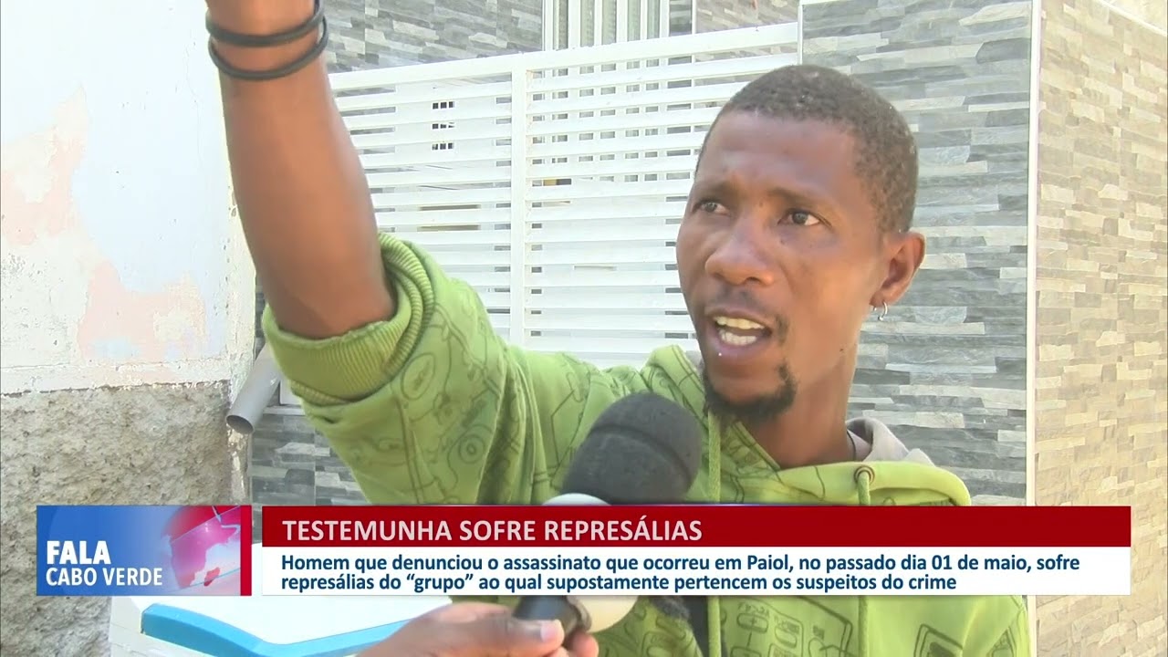 Homem sofre ameaças por ter denunciado o assassinato ocorrido no Paiol | Fala Cabo Verde