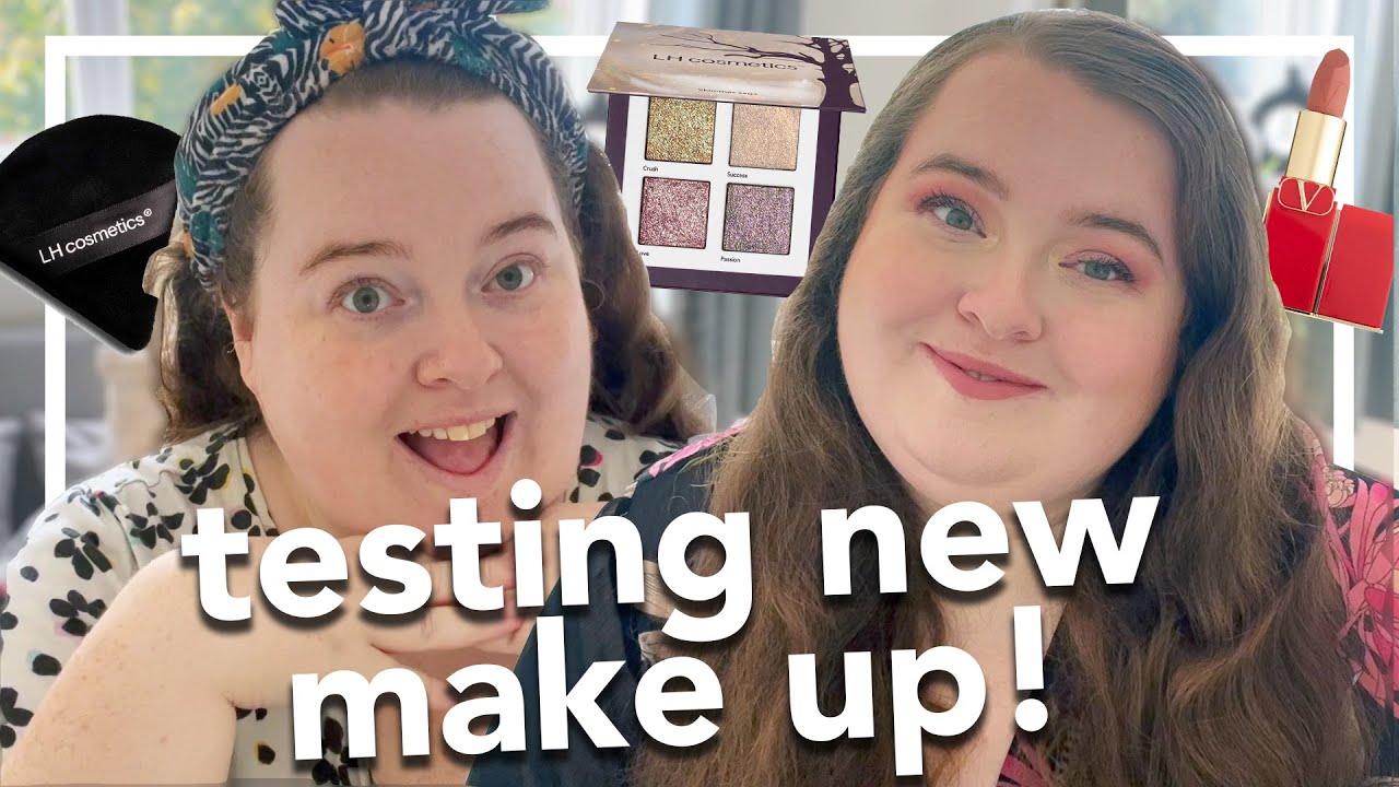 TESTING NEW MAKE UP GRWM | lh cosmetics, valentino beauty & more | 2022