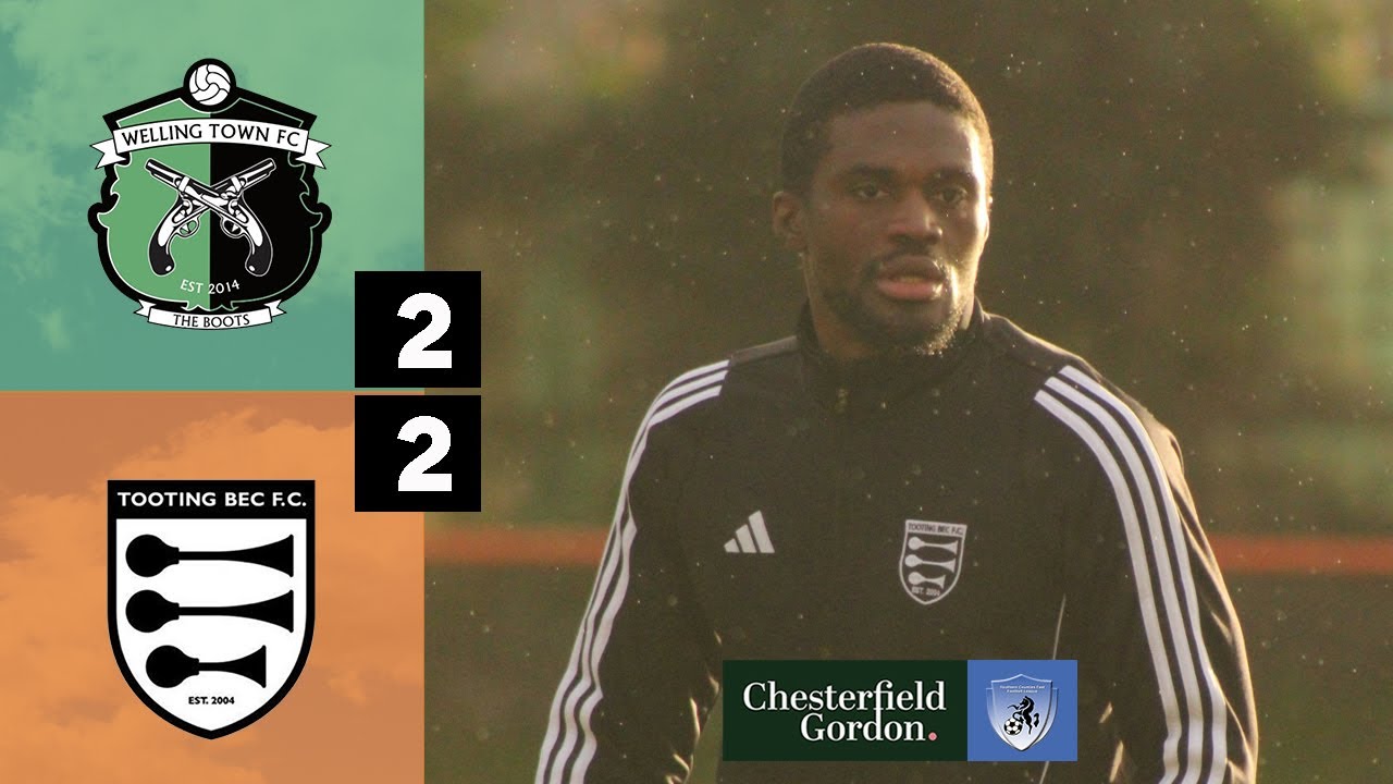 Match Highlights: Welling Town v Tooting Bec