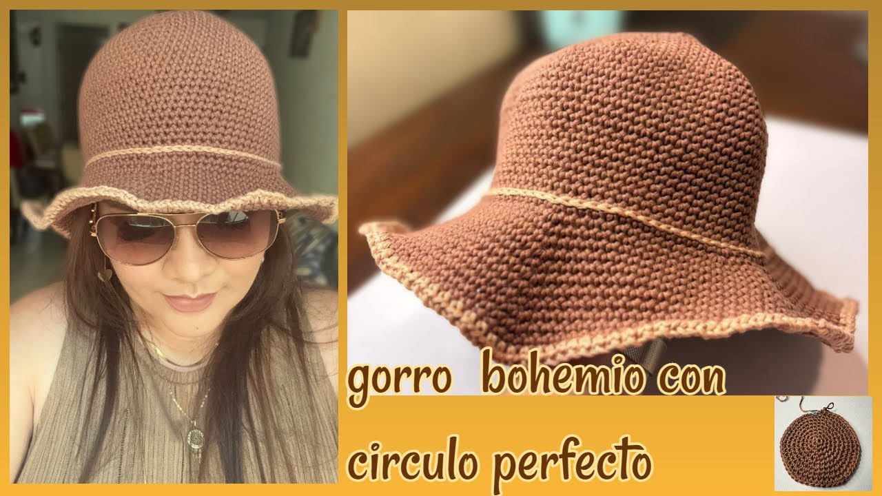 gorro con círculo perfecto | súper chic 🤎