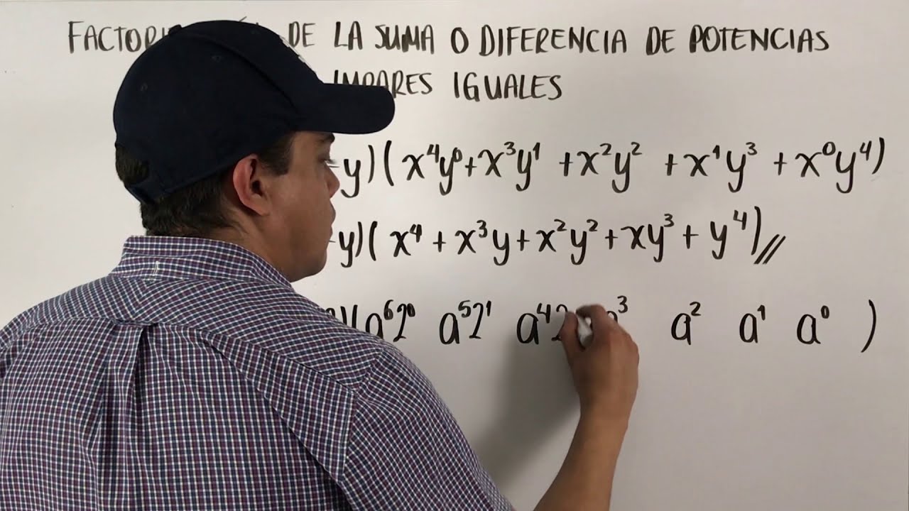 Factorización de cubos y potencias impares iguales 1 | TOX educación