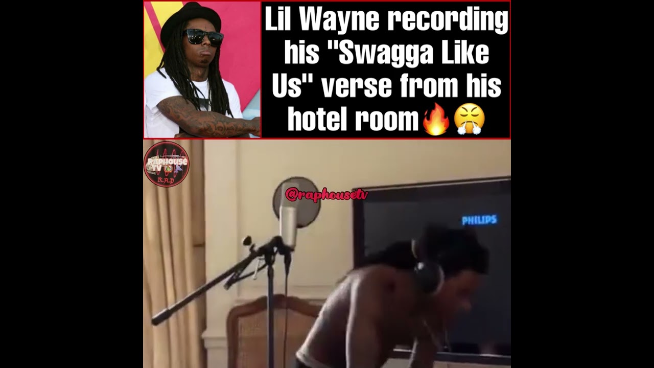 Lil Wayne recording his 