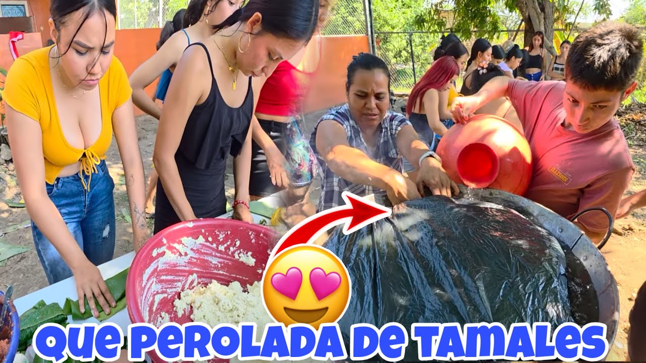 Ya hicimos Los 300 Tamales😍Para Regalar A Los Vesinos De La Colonia❤️