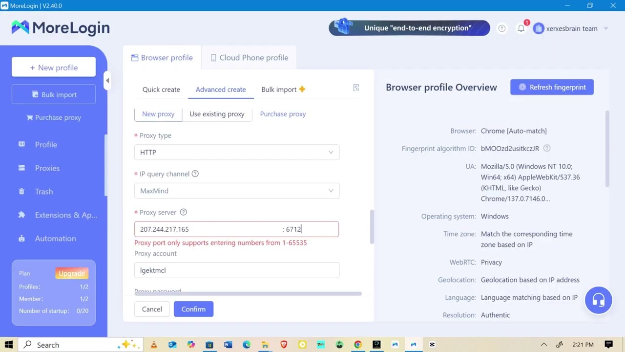 How To Configure An External Proxy On morelogin.