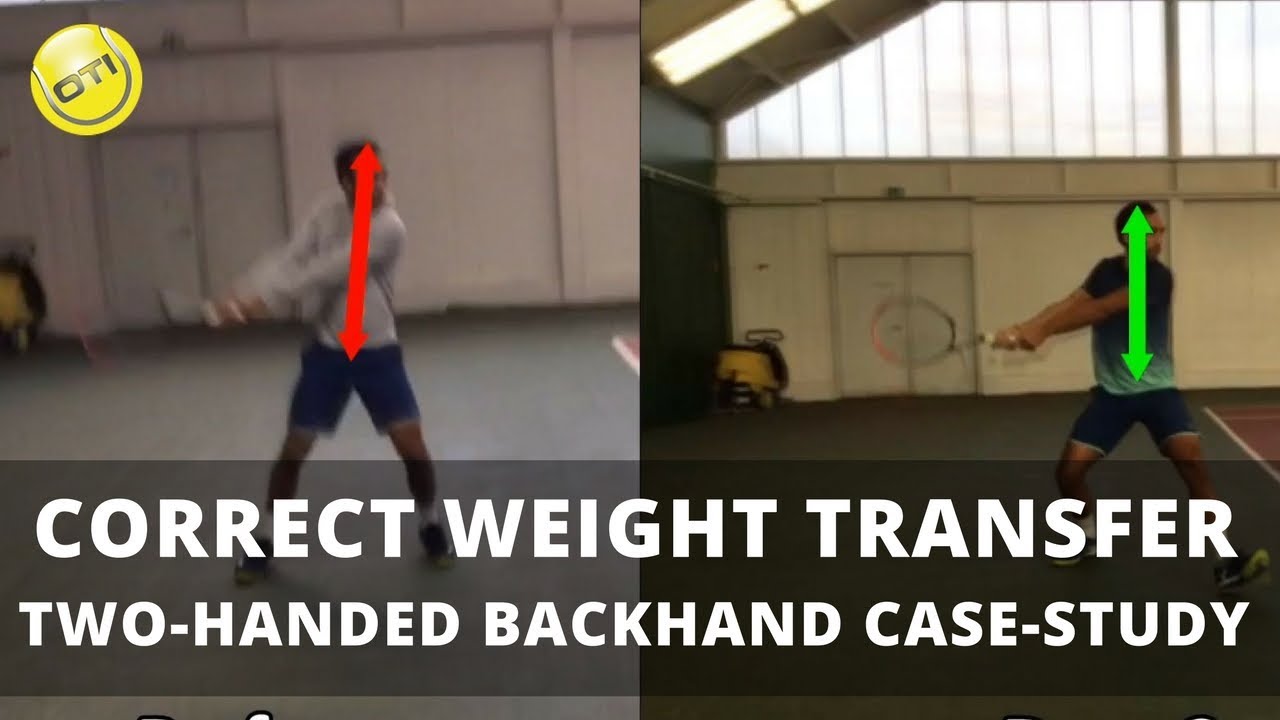Two-Handed Backhand Tip: Correct Weight Transfer For Better Shots
