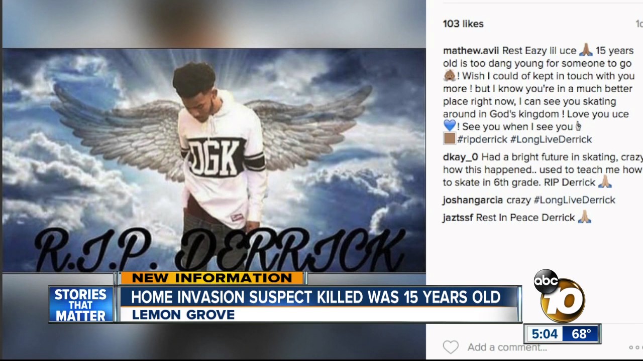 Home Invasion Suspect Killed Was 15 Years Old