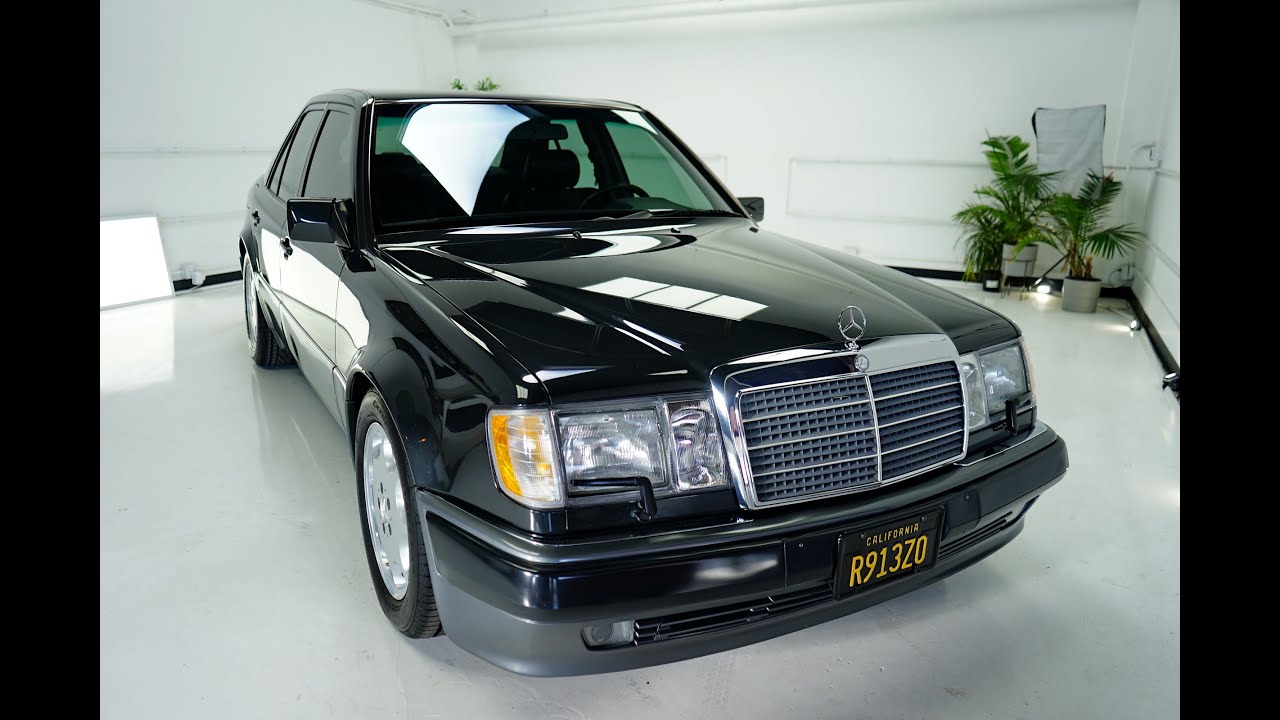 W124 500E Dry Ice Blasting Undercarriage on Mercedes-Benz 
