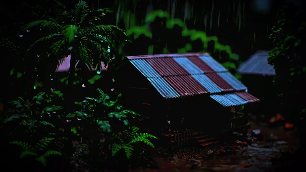 Village Rain ASMR – Peaceful Countryside Rain Sounds for Sleep, Relax & Study