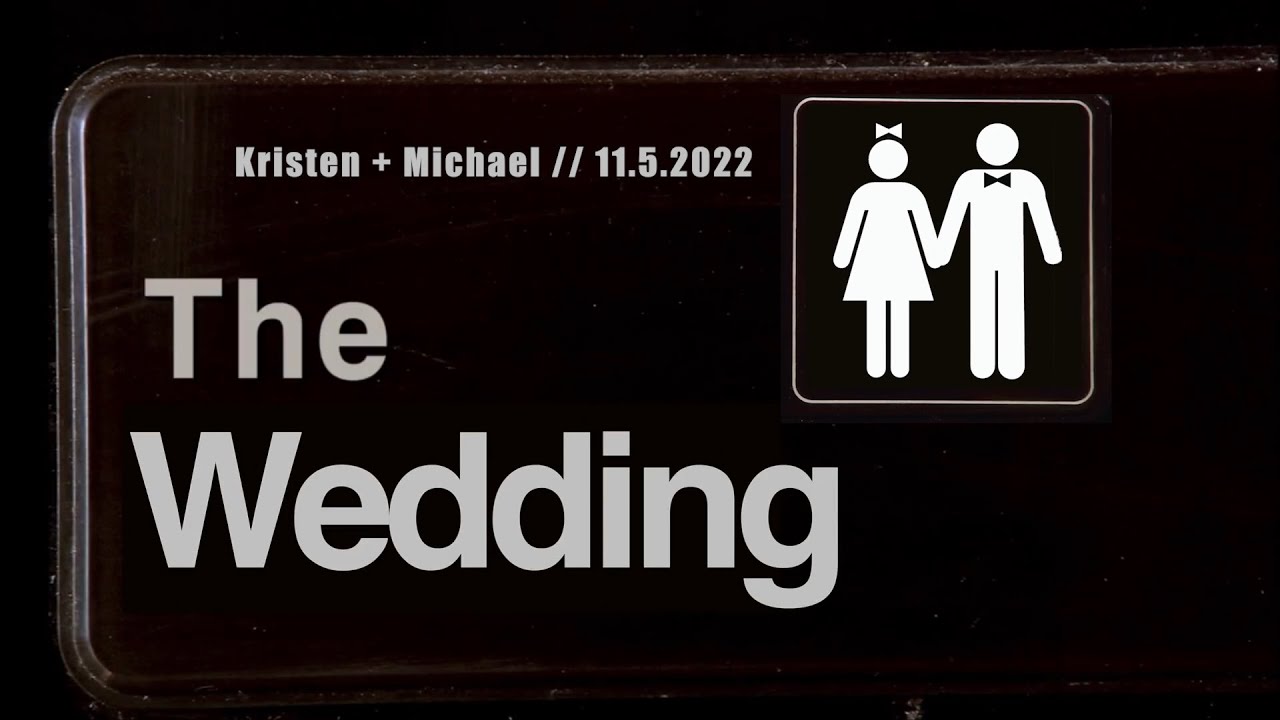 OUR WEDDING VIDEO | Kristen + Michael | 11.5.2022 // The Office Themed Wedding // Sneak Peek!