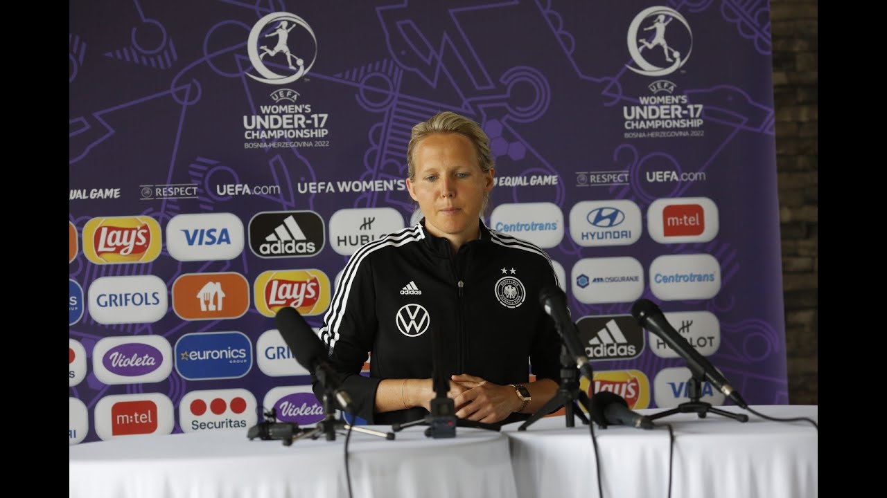 UEFA WU17 EURO 2022 - Group A PC, Germany Head Coach Friederike Kromp