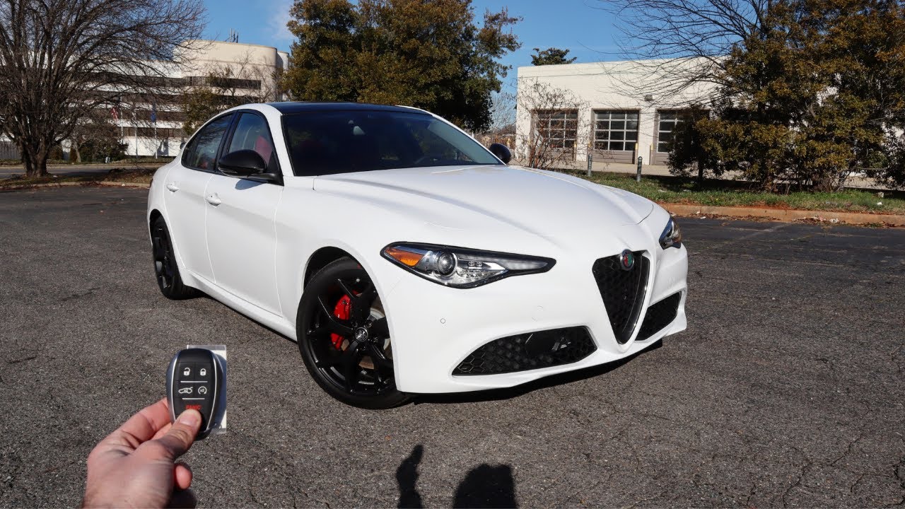 2021 Alfa Romeo Giulia Sprint: Start Up, Exhaust, Test Drive and Review
