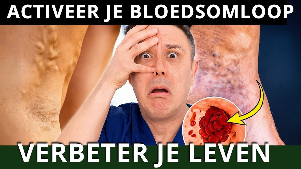Los slechte BLOEDCIRCULATIE op – verbeter je BLOEDSOMLOOP en reinig SLAGADERS en ADERS natuurlijk