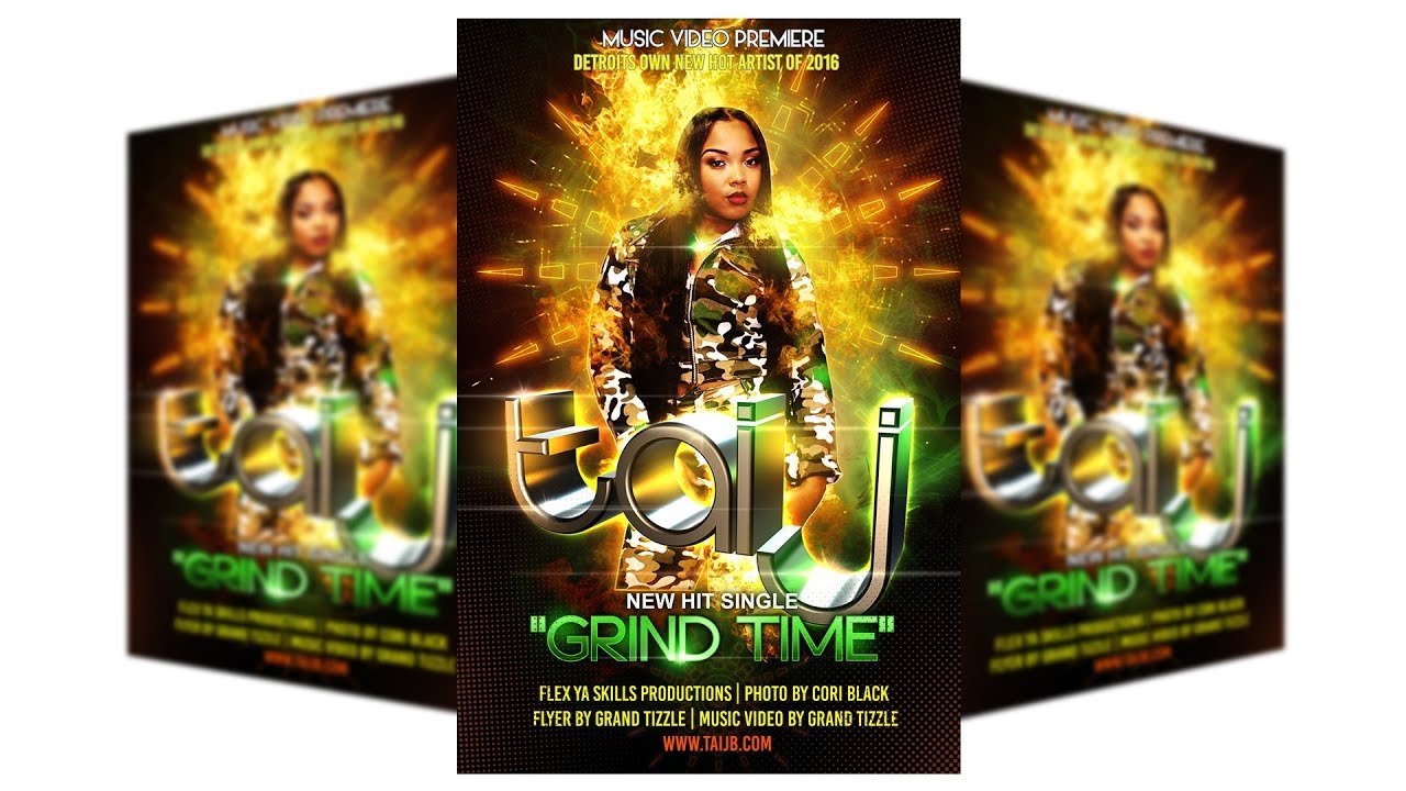 How to make flyers on Adobe PSD Photoshop Tutorials Party Event Club Graphic Design