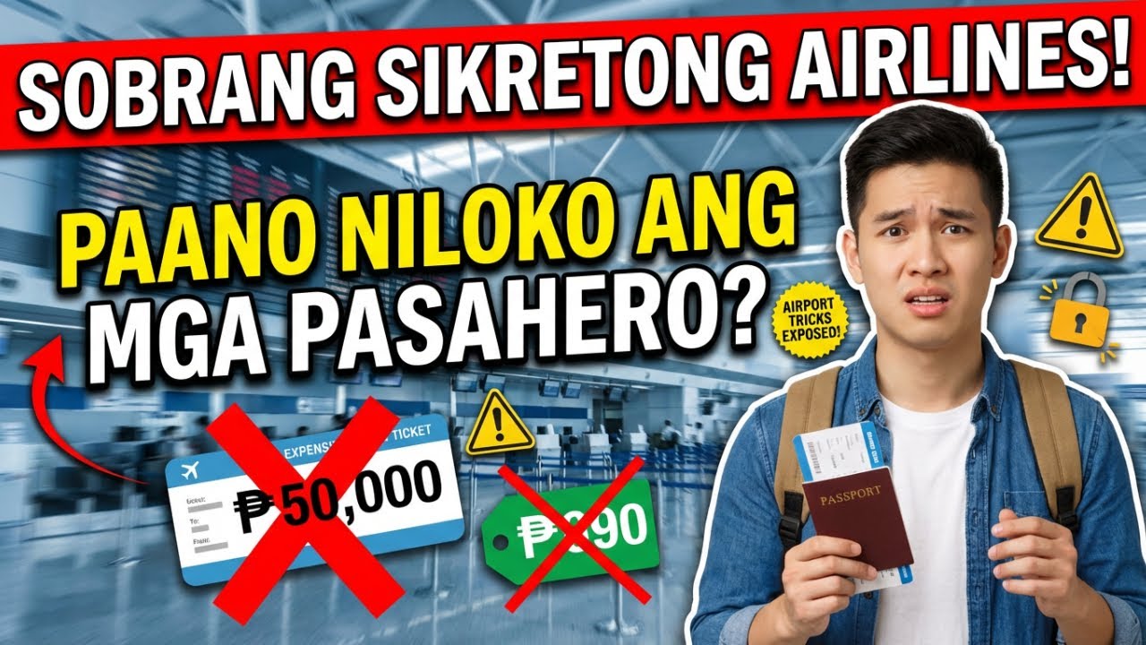 SOBRANG SIKRETONG Airlines! Paano Niloloko ang mga Pasahero sa Airport