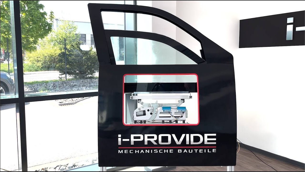 Discover i-Provide technology German heavy-duty window regulator to be integrated on an armored car